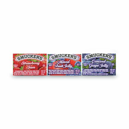 SMUCKERS 1/2oz. Single Serve Jam Assortment, 200 PK 5150000774